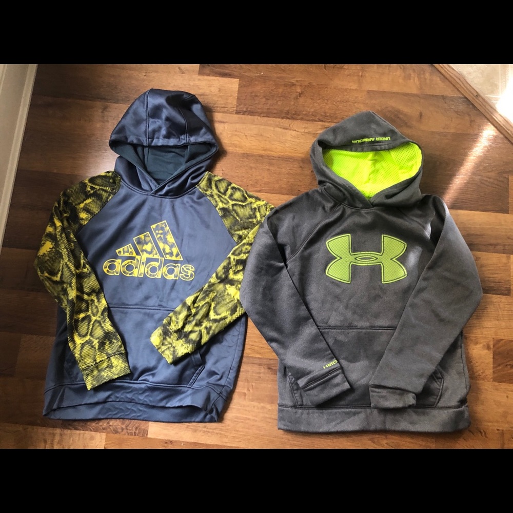 Boys 10/12 Adidas hoodie! UNDER ARMOUR IS SOLD!!